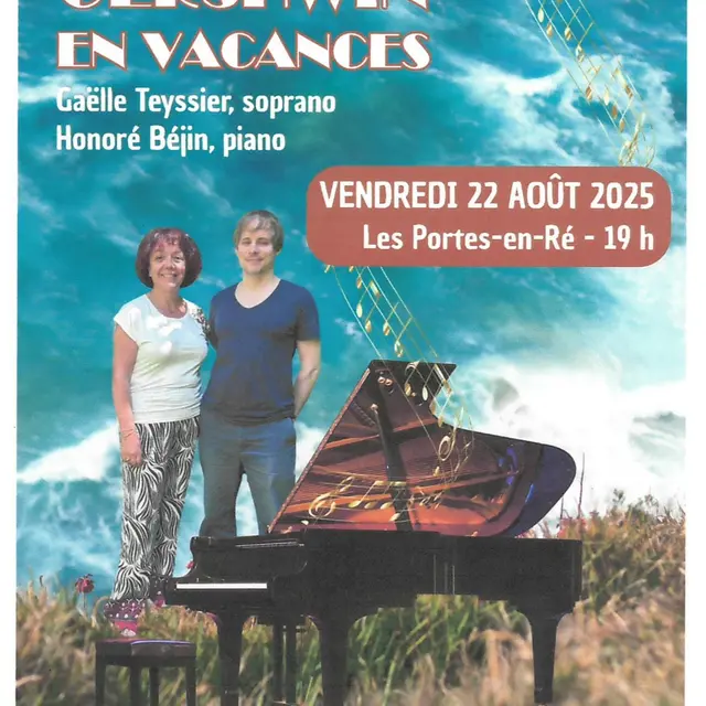 Concert au jardin Gaëlle Teyssier et Honoré Béjin  - Le radeau de la méduse_Les Portes-en-Ré