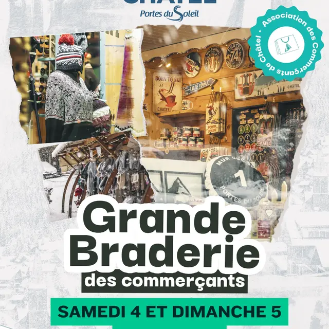 Grande braderie des commerçants_Châtel