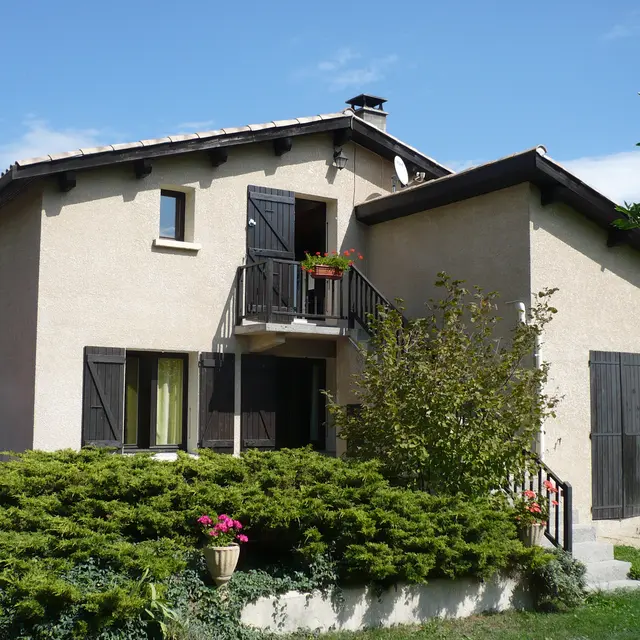 Vue extérieure de la maison