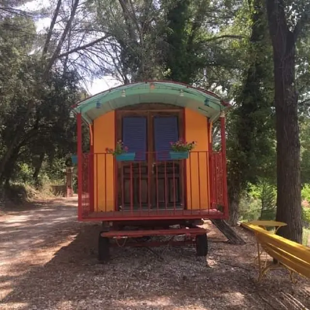 Roulotte la Smala à Beaumes de Venise