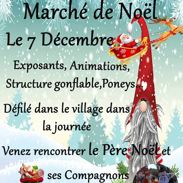 Marché de Noël : défilé et animations_Forcalqueiret
