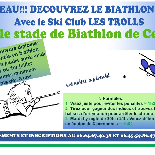 Biathlon Estival - Ski club Nordique & biathlon Les Trolls_Ceillac