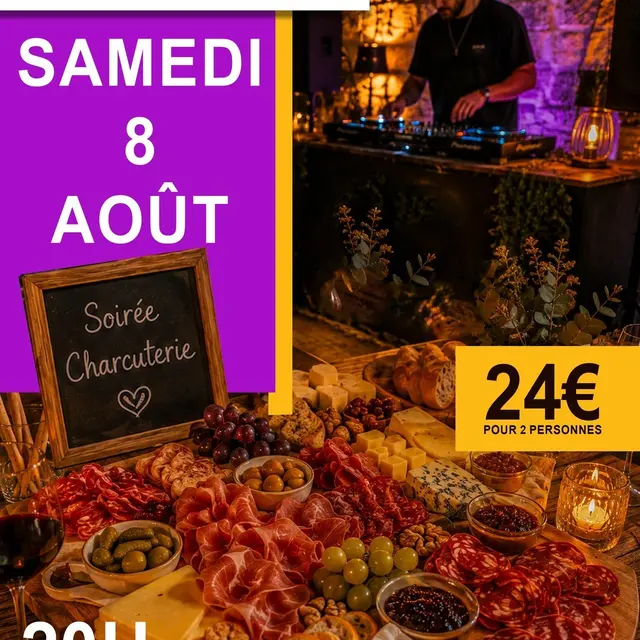 Soirée charcuterie avec DJ_Collobrières