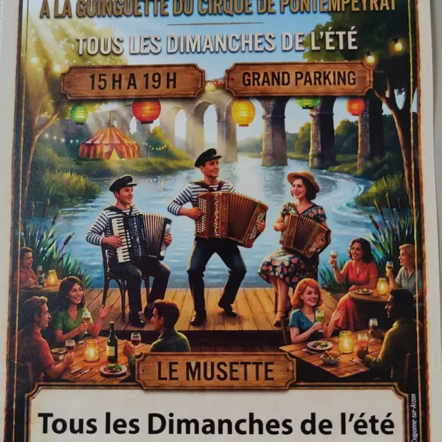 Après-midi musette au bord de l'eau_Usson-en-Forez