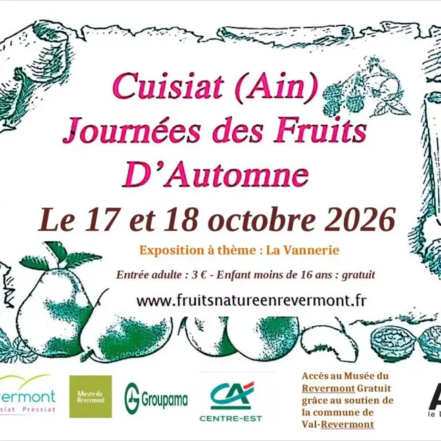 Affiche 41ème Journées des fruits d’automne_Val-Revermont