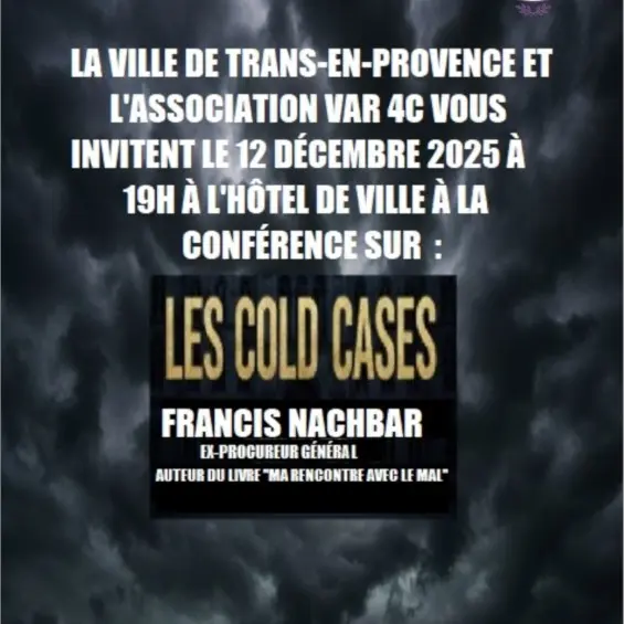 Conférence sur les Cold Cases_Trans-en-Provence