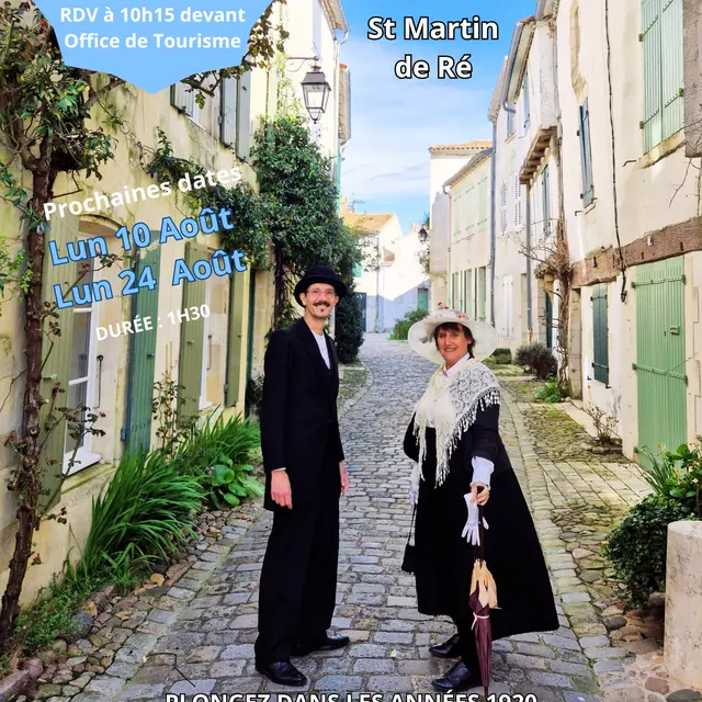 Visiter17 - Visite guidée costumée, pour la découverte de Saint-Martin début XXᵉ_Saint-Martin-de-Ré