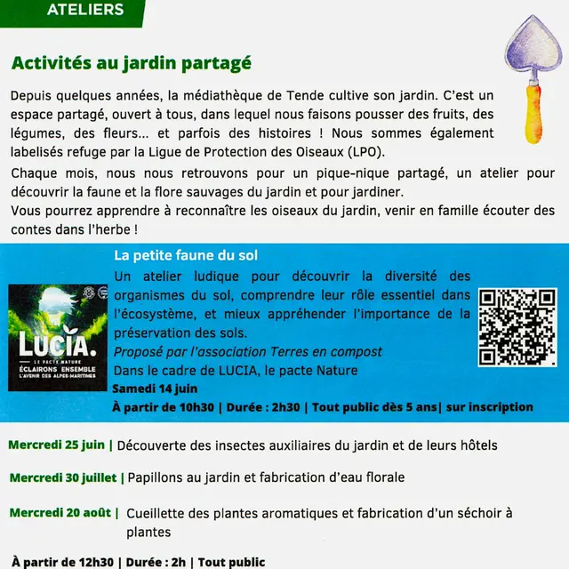 Activités au jardin partagé_Tende