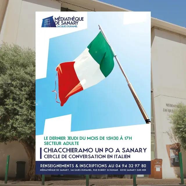 Chiacchieramo un po a Sanary | Cercle de conversation en italien_Sanary-sur-Mer