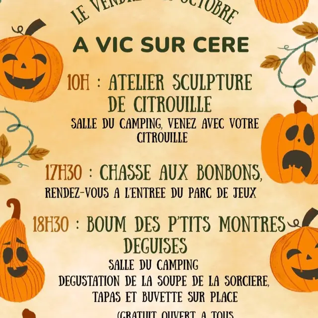Venez fêter Halloween !_Vic-sur-Cère