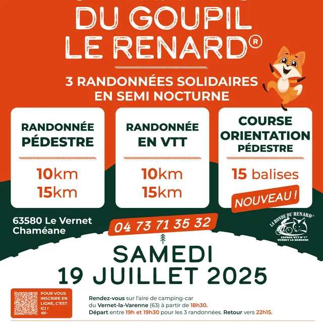 6ème randonnée du Goupil le renard_Le Vernet-Chaméane