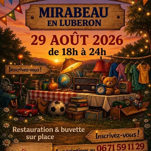 Vide Grenier à Mirabeau_Mirabeau