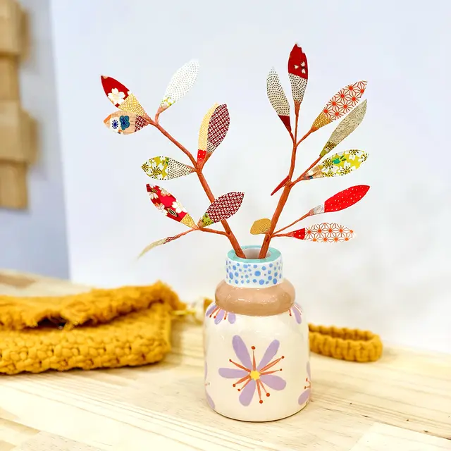 Branchage d'hiver en papier japonais