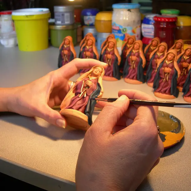 Décoration de santons