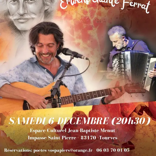 Concert : Erwens chante Ferrat - Chanson française_Tourves