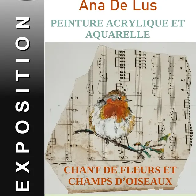 Exposition Chant de fleurs et champs d'Oiseaux_Mollans-sur-Ouvèze