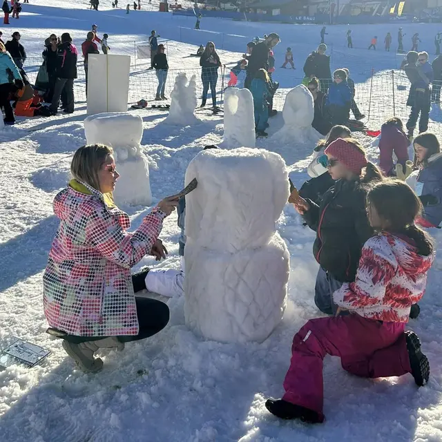 Taille ta neige tour au Sauze