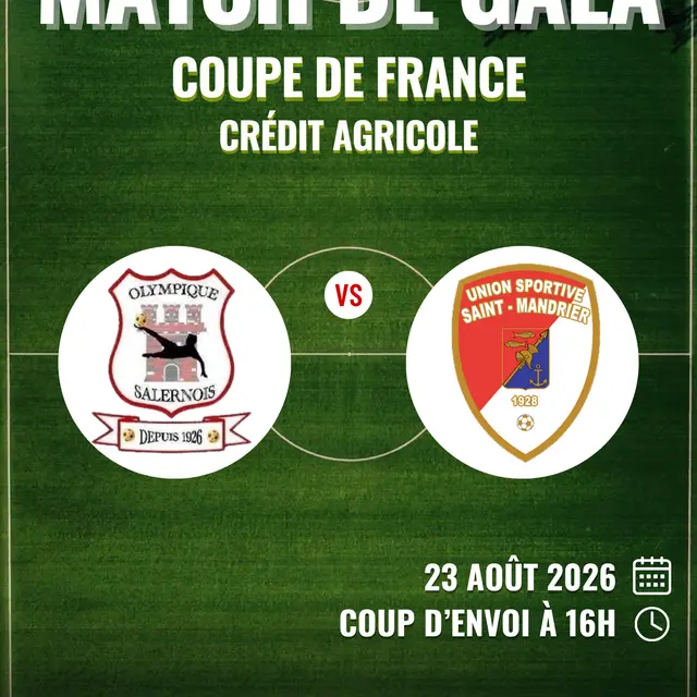 Match de gala - Olympique salernois vs Union Sportive Saint Mandrier_Salernes