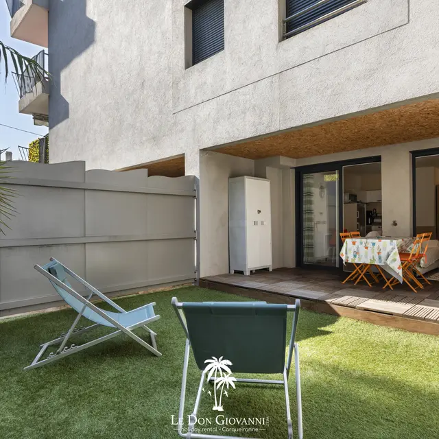 La terrasse et jardin