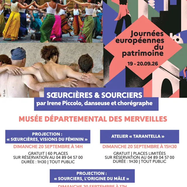 Journées européennes du patrimoine - Projection Soeurcières, visions du féminin_Tende