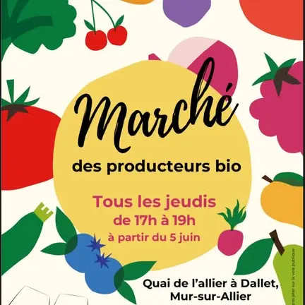 Marché de producteurs bio_Mur-sur-Allier