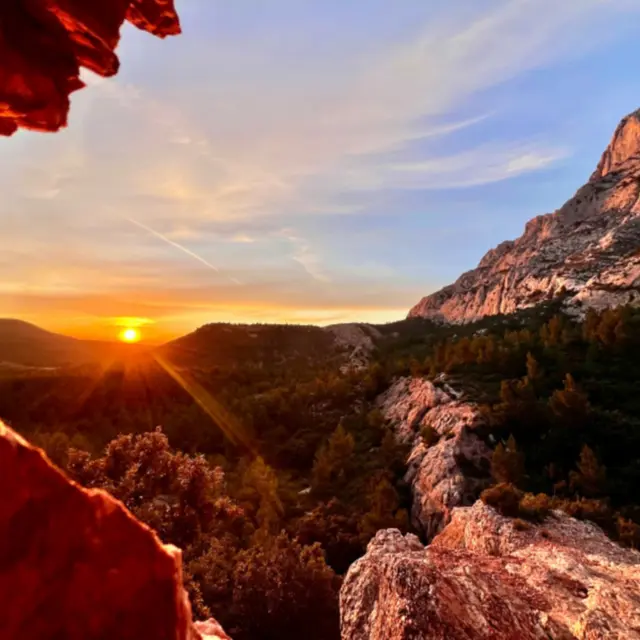 Randonnée coucher de soleil_Aix-en-Provence