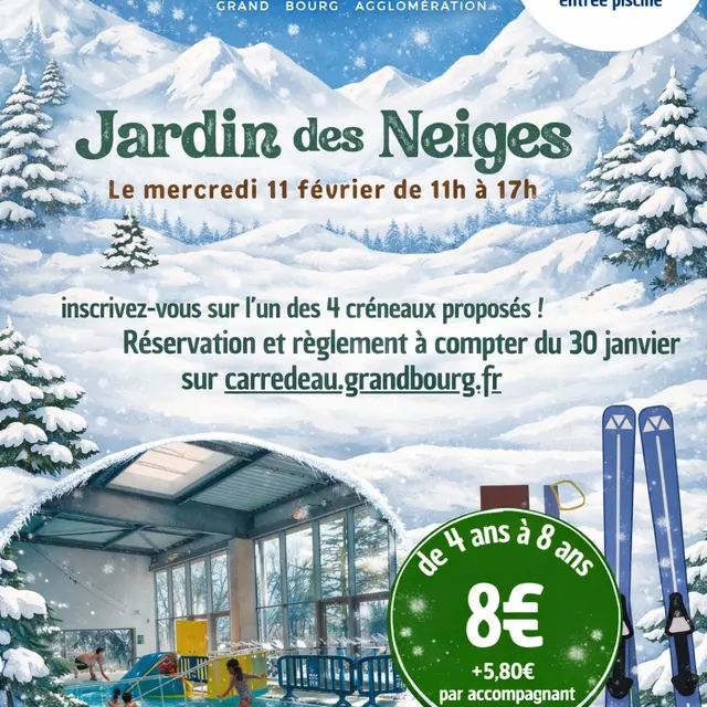 Affiche_Jardin des neiges à Carré d'Eau_Bourg-en-Bresse