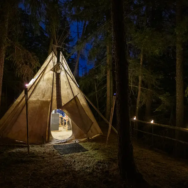 Soirée fondue sous tipi - Pra Loup 1500