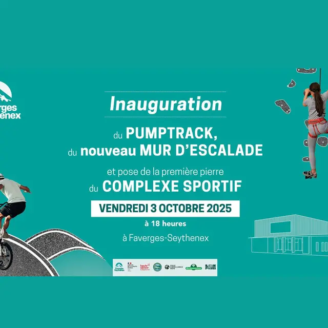 Inauguration : pumptrack et mur d'escalade_Faverges-Seythenex