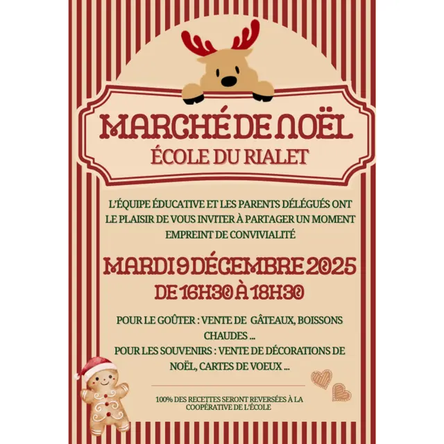 Marché de Noël à l'Ecole du Rialet_Cogolin