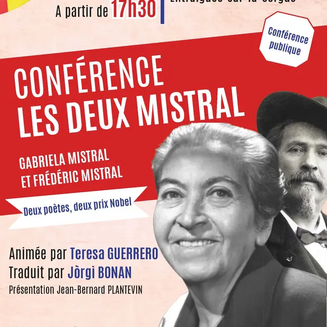 Conférence publique Les deux Mistral_Entraigues-sur-la-Sorgue