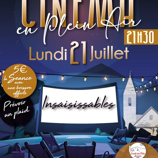 Séance de cinéma de plein air Insaisissables_Auron
