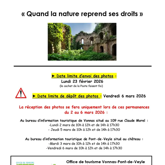 Concours photos Quand la nature reprend ses droits_Pont-de-Veyle
