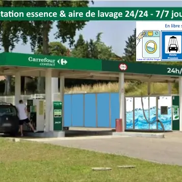 Station service carrefour