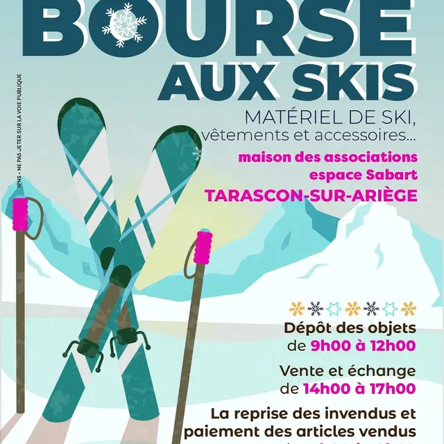 Bourse aux skis_Tarascon-sur-Ariège