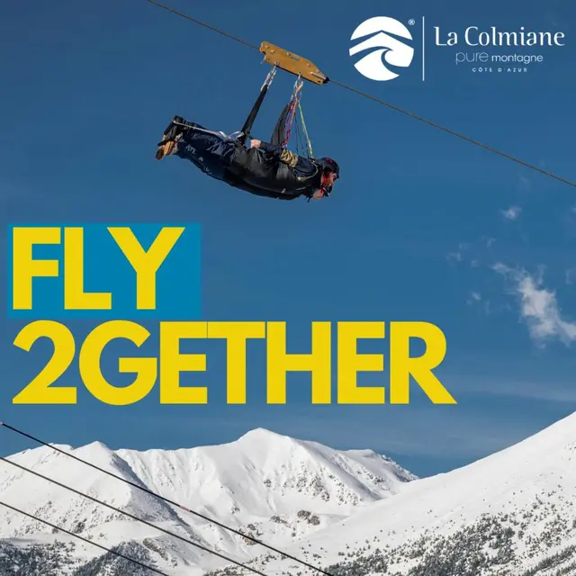 Tyrolienne Fly 2Gether_La Colmiane