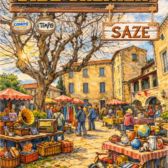 Vide grenier_Saze