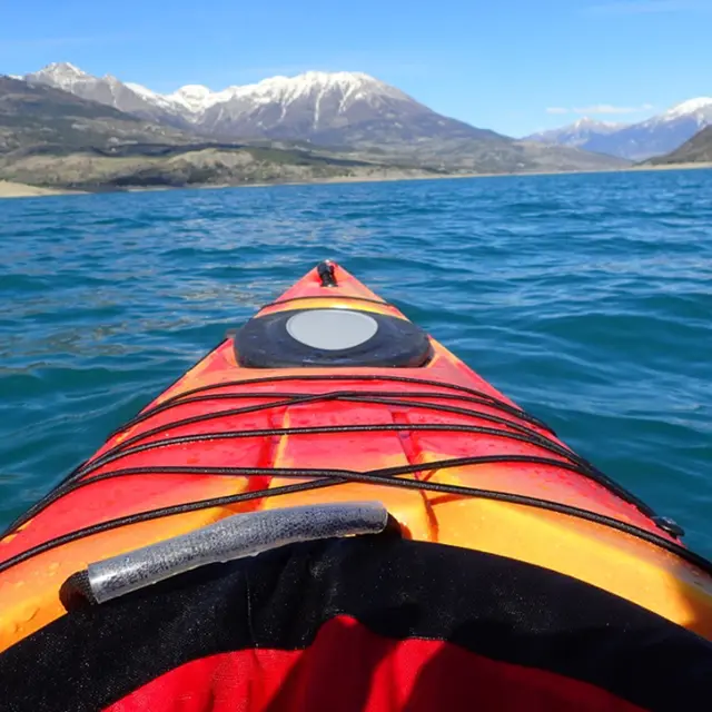 Ubaye Rafting : Tour du lac de Serre-Ponçon en kayak de mer avec bivouac