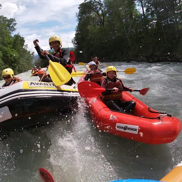 Descente découverte en rafting_Passy
