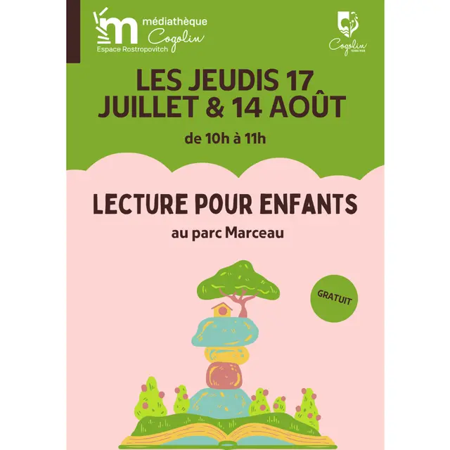 Lecture au Parc Marceau_Cogolin