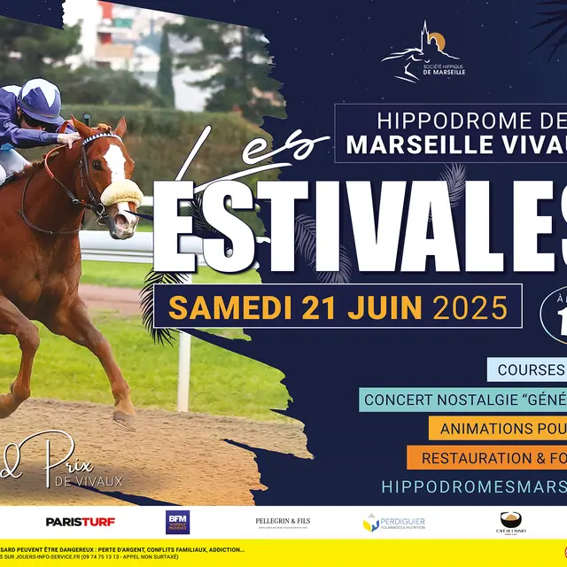 Les Estivales 2025 à l'hippodrome Pont de Vivaux