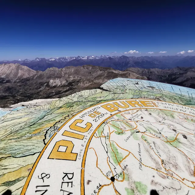 Pic de Bure depuis les Sauvas