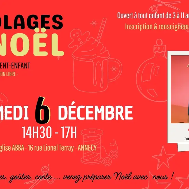 Atelier bricolage de Noël_Annecy