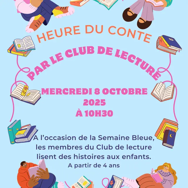 L'Heure du conte par le Club de lecture_Saint-Gervais-les-Bains