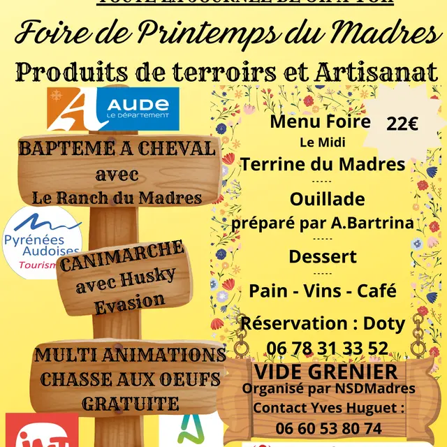 le Ranch du Madres organise : la foire de printemps du Madres_Roquefort-de-Sault