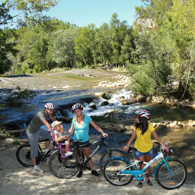 Du vignoble à l'écluse à vélo, Correns