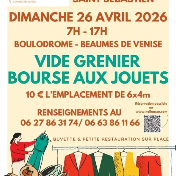 Vide grenier, Bourse aux jouets_Beaumes-de-Venise