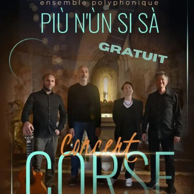 Concert : Piu n'un si sà - Ensemble polyphonique_Tavernes