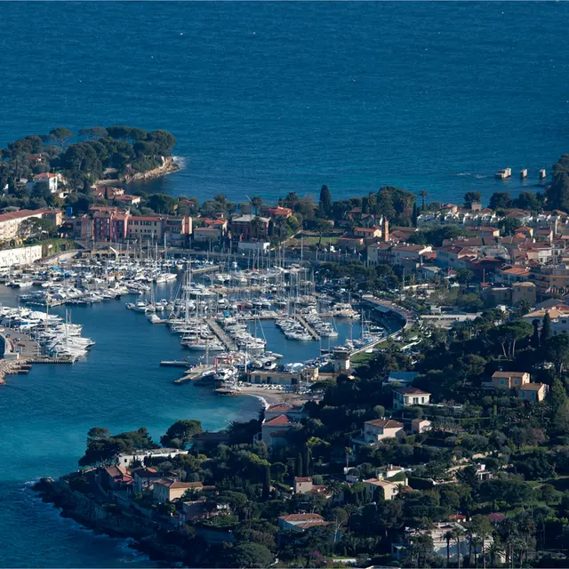 Vue aérienne - Port de SaInt-Jean-Cap-Ferrat