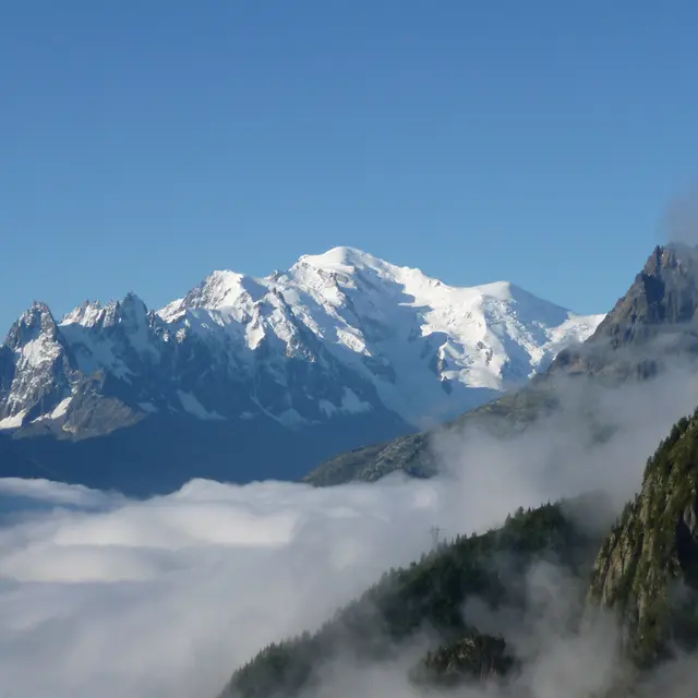 Vue du Mont blanc